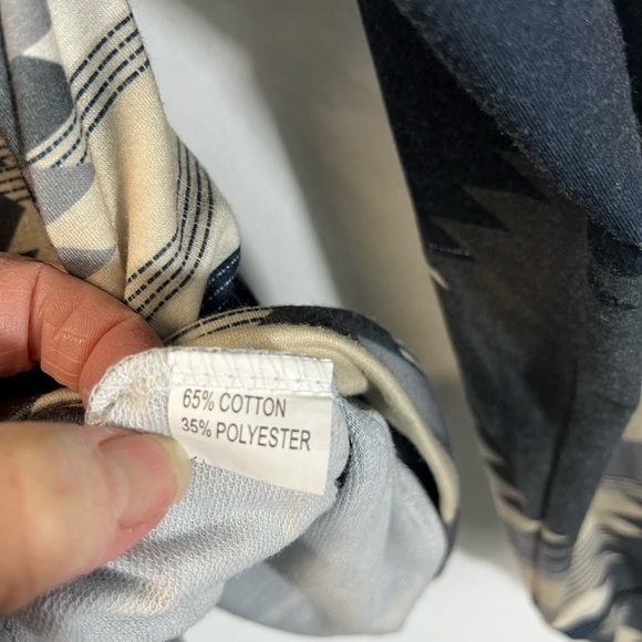 No Brand Women's Aztec Zip Up Sweatshirt Western Cowgirl Boho Size Large - Picture 3 of 6